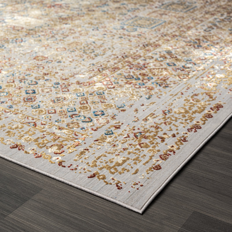 Lydian Area Rug in Gray, Rectangle 13'2" x 16'5"