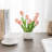 Artificial Fake Tulips Plants In Planter