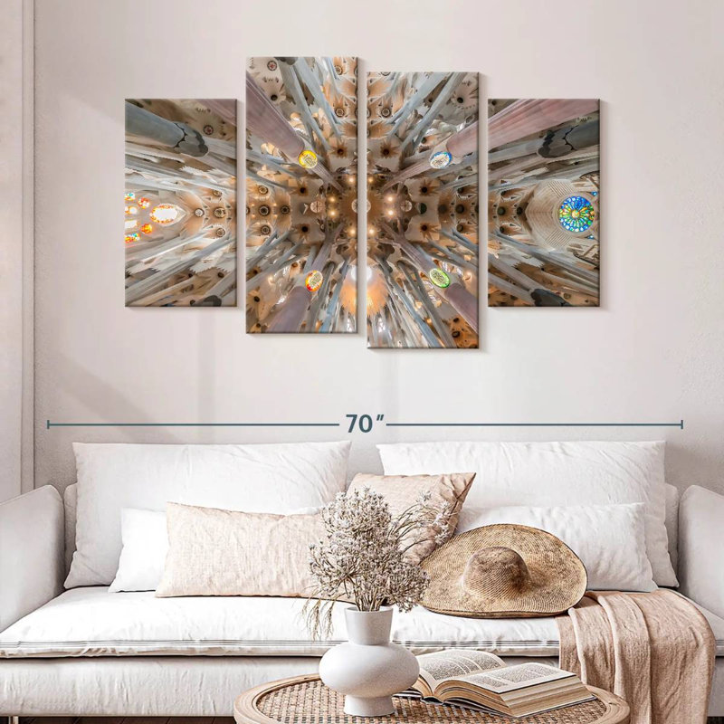 Lilie La Sagrada Familia - plafond II, H 32 po x l 52 po