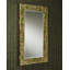 Beau Cast Aluminum, Enamel Beveled Mirror