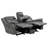Carmen Cool Grey Motion Loveseat With Storage