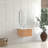 Wall-Mounted Floating Bathroom Vanity With Ceramic Basin-658709363