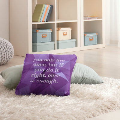 Reversible Throw Pillow