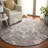 Delaina Ebony Hand Tufted Wool/Cotton Damask Rug in Gray/Ivory-87998149