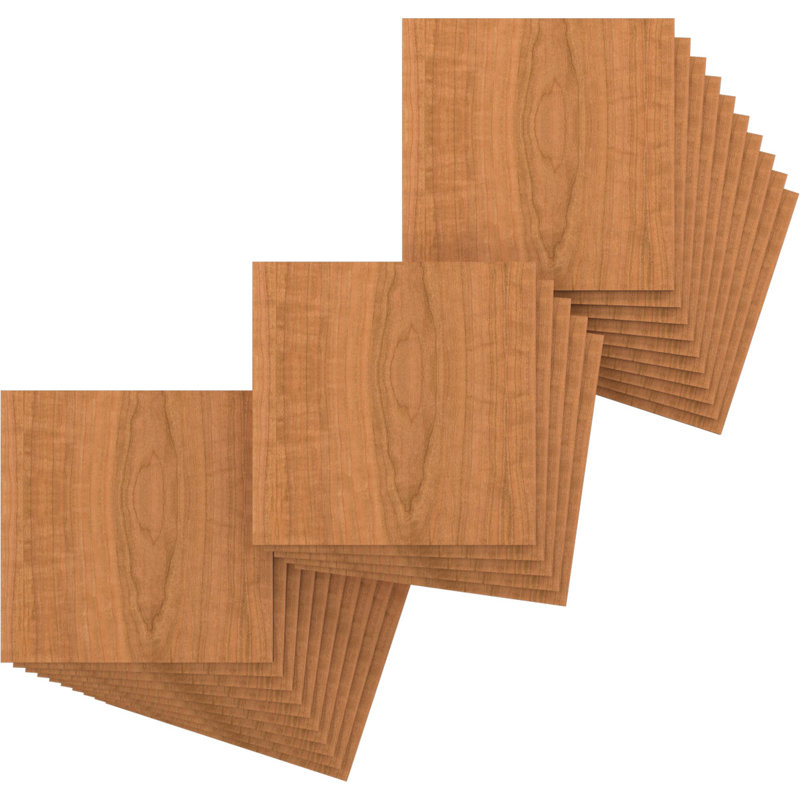 Planches en bois, Cerisier, H 11,75 po x l 11,75 po x P 0,25 po