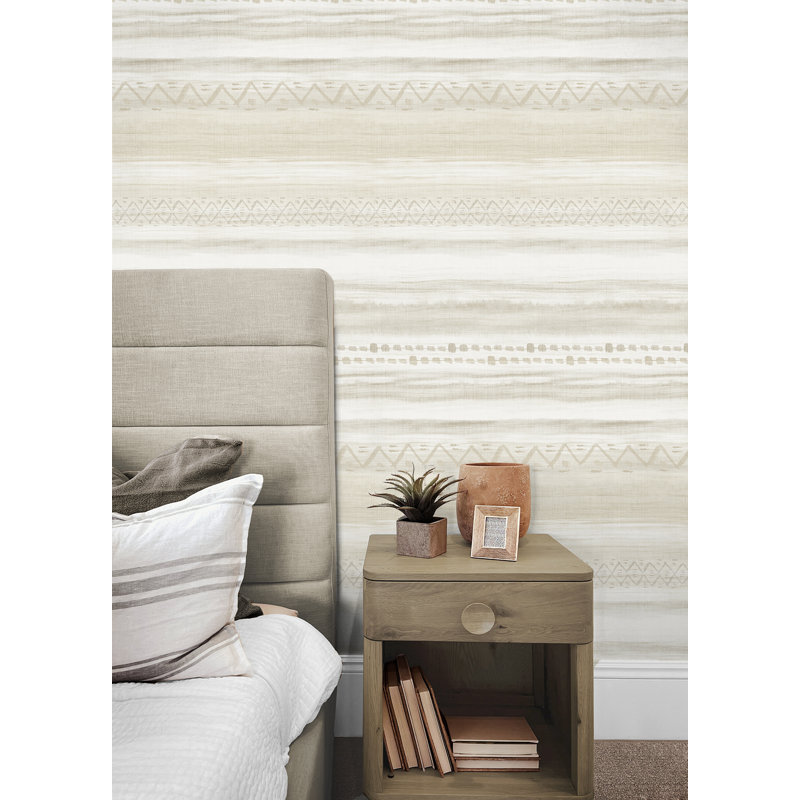 Kaicee Abstract Roll, Khaki/Linen