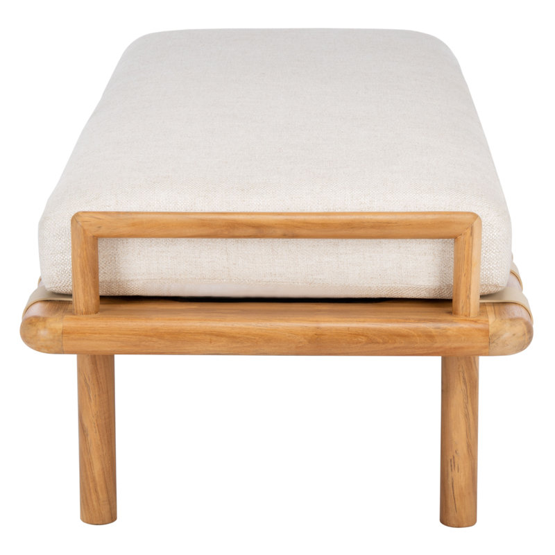 Constantine Upholstered Bench, Natural
