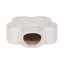 Sagebrook Home 7" Flower Power Object Vase, Ivory