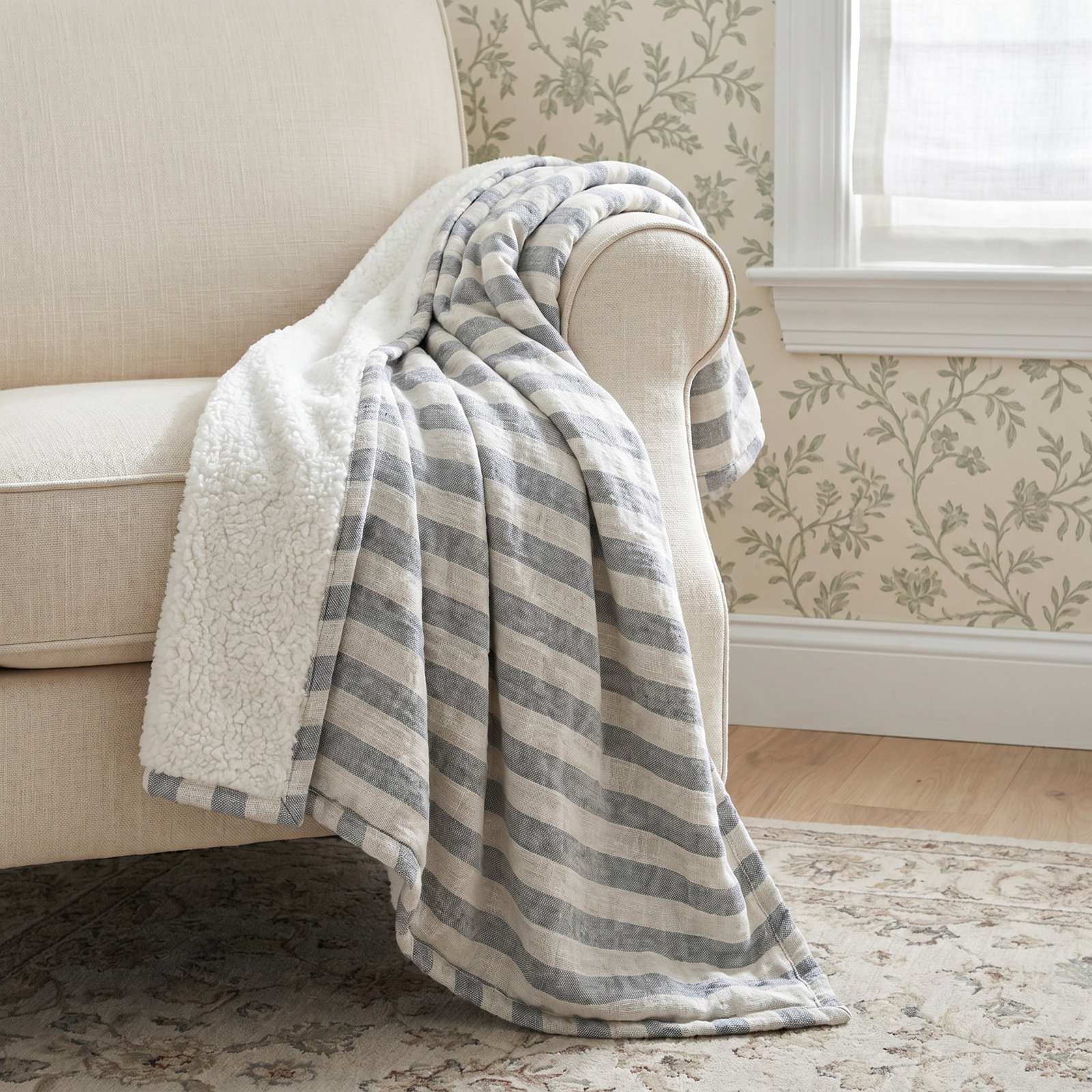 Asherton Linen Throw Blanket