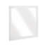 Miroir de coiffeuse Eby, finition bois blanc moderne, 40 x 40-126034598