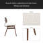 Chaise d'appoint rembourrée Boucle