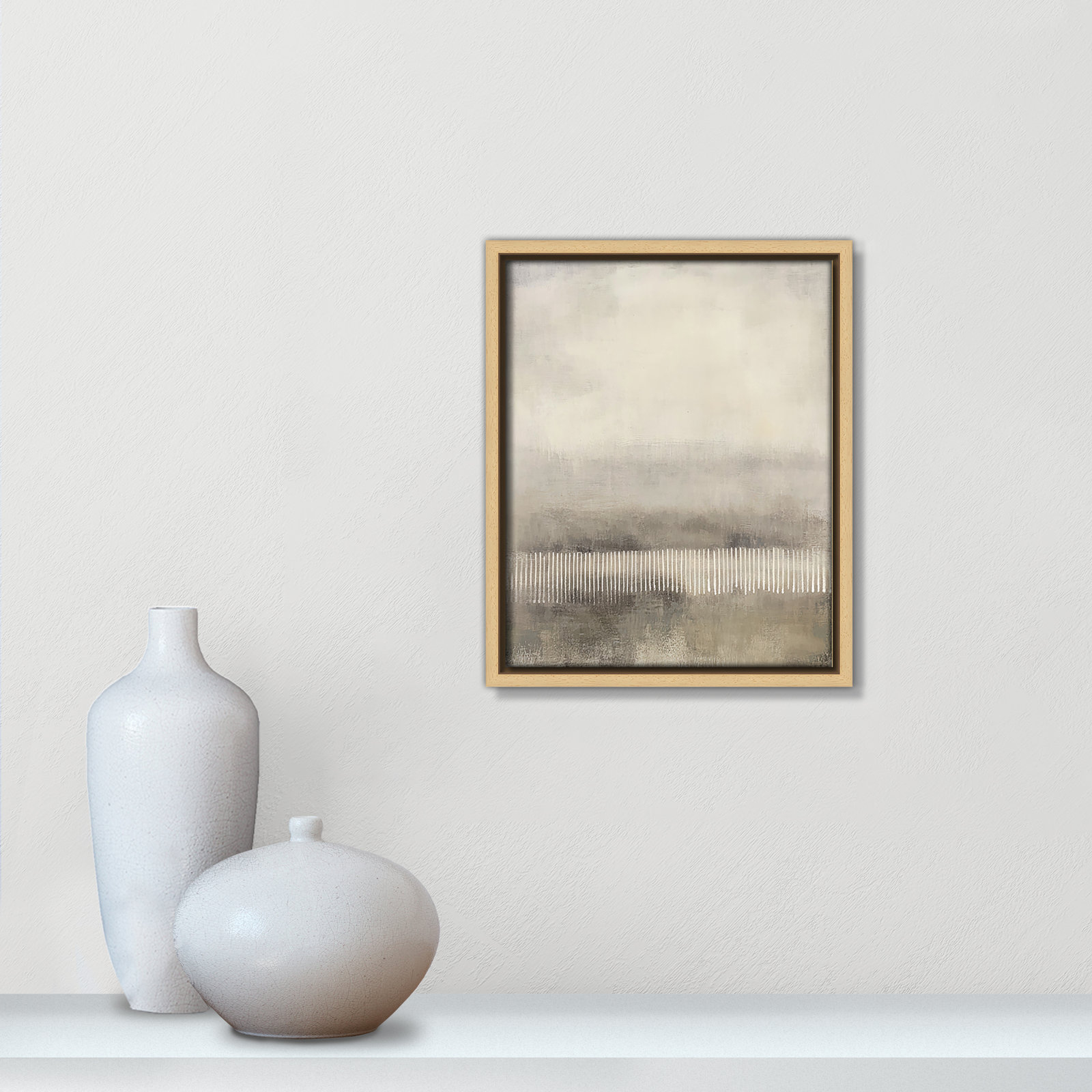 Balanced Silence I Print by Irena Orlov, 11.5" H x 9.5" W, Natural Floater