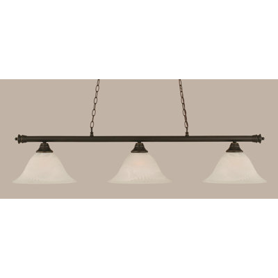 Mendez 3 - Light Pool Table Linear Pendant