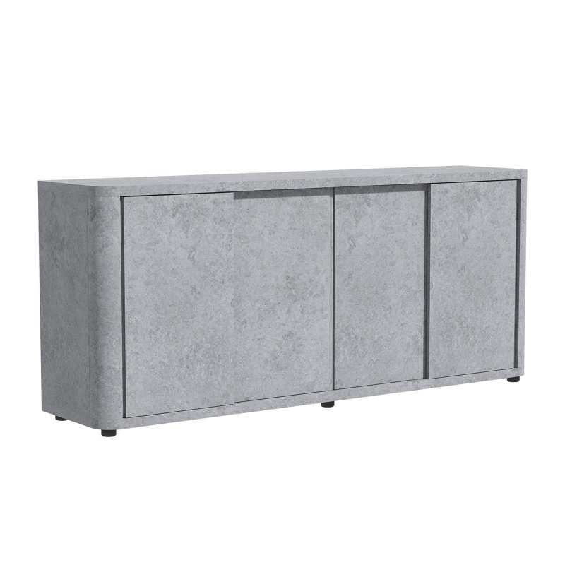 Meuble télé 67,7 po Caomhan, Gris