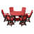 Rouge cardinal / Noir