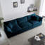 Canapé 3 places Mid-Century moderne avec 2 accoudoirs et 3 coussins décoratifs, idéal pour le confort et le style du salon-212873358-265384051