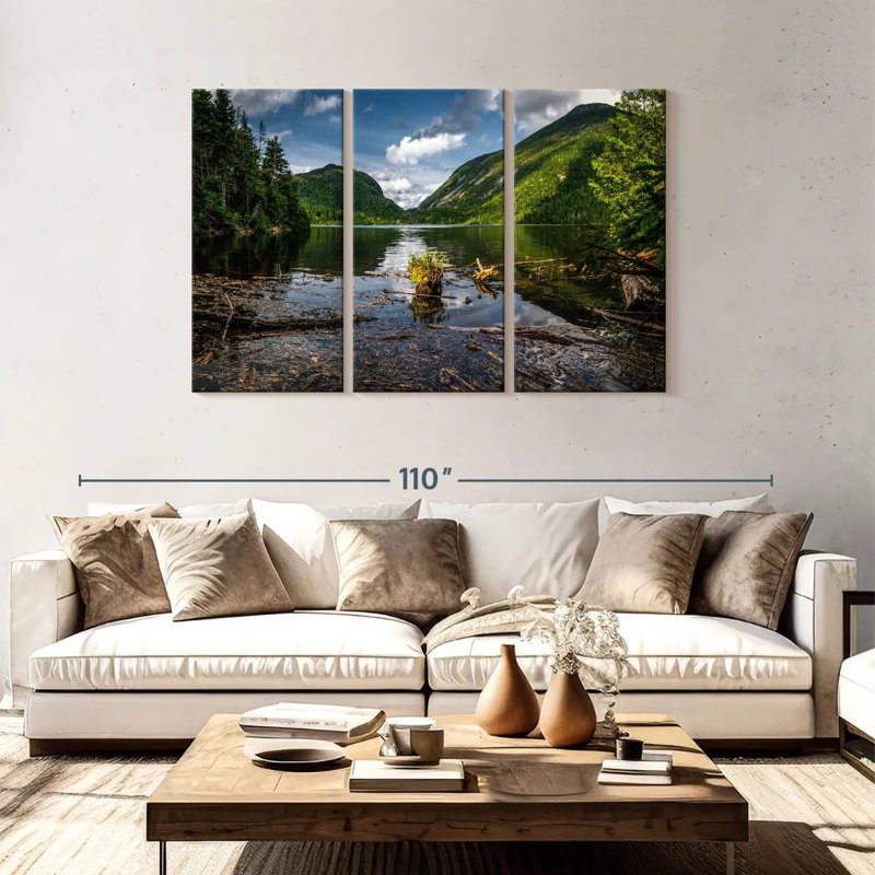 Paysage d'Alvord Lake Colden, H 48 po x l 74 po