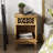 Aleksandria One Drawer Rustic Farmhouse Nightstand with Open Shelf-391106899