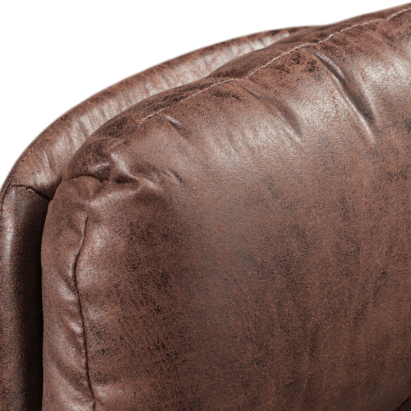 Chaise de bureau ultra douce, Brun