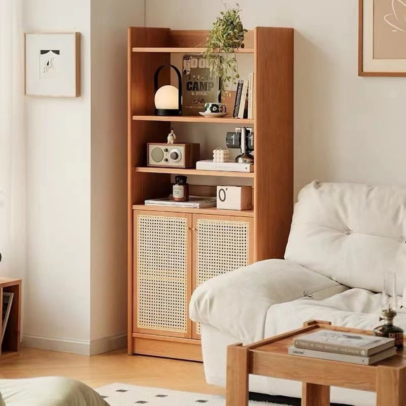 Simple and Classic Solid Wood Display Cabinet