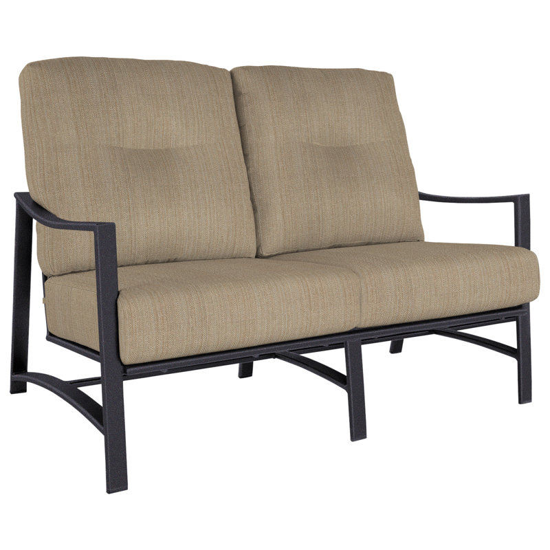 Avana Outdoor 2 - Seat Loveseat, Flagship Stone Sunbrella®, Graphite