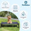 Lit pour chien surélevé 24,5 po x 18,5 po PETMAKER - Bleu-28683147-36203597