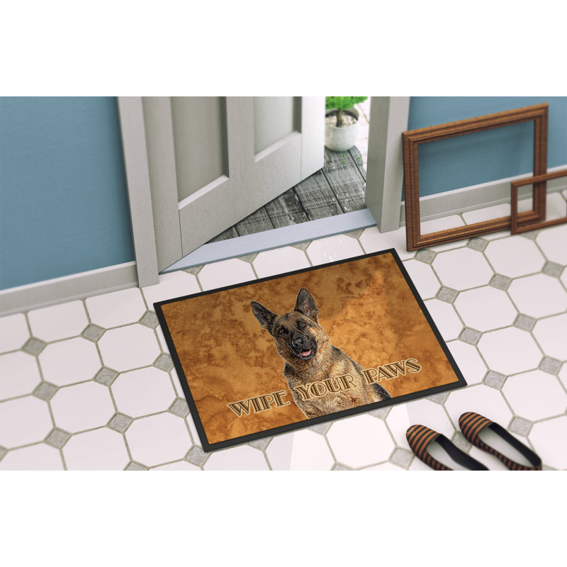 Paillasson antidérapant pour l’intérieur tarryn, Rectangle 2 pi x 3 pi