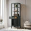 Grande armoire de rangement à linge de salle de bain 72 po avec 3 tablettes ouvertes-120234559-120613963