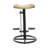 Metal Bike Brown Counter Stool with Pedals