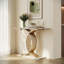 Console d'appoint, pieds d'entrée en métal luxueux, mobilier d'entrée haut de gamme