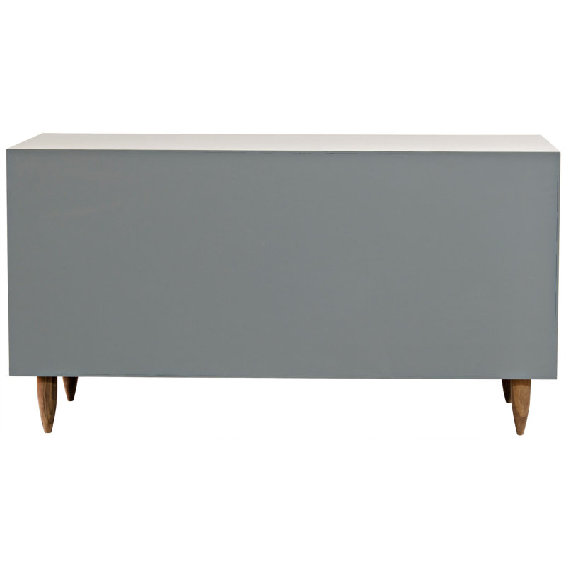 Commode double 6 tiroirs Williams, Ardoise