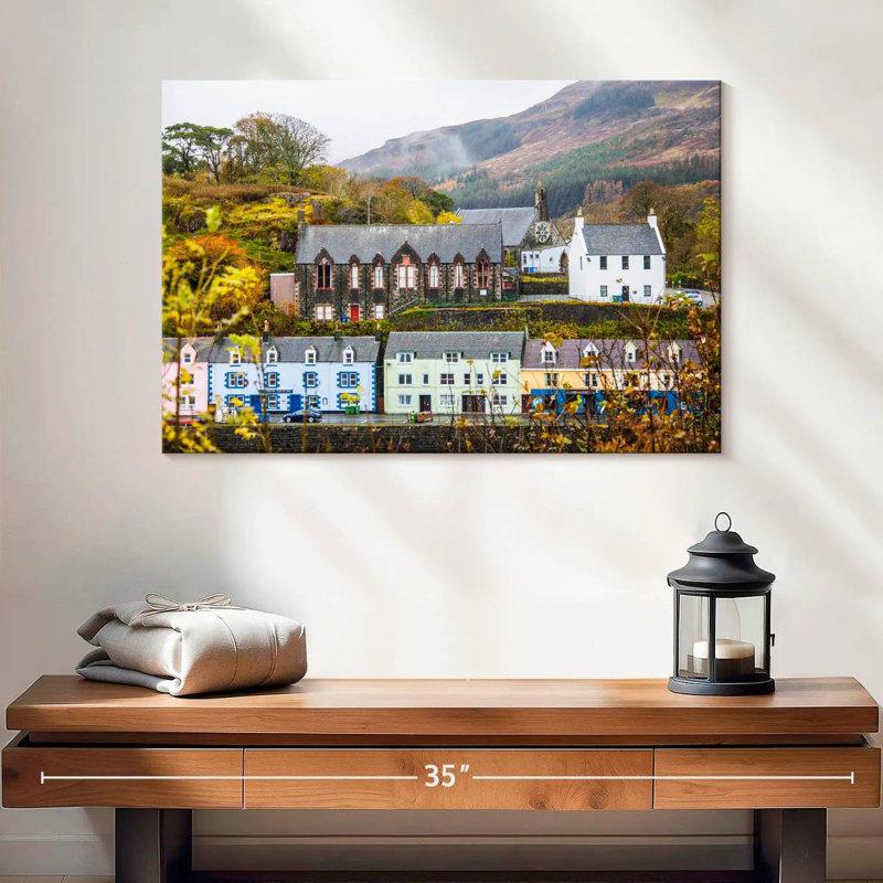 Bâtiments de Portree Town, H 16 po x l 24 po