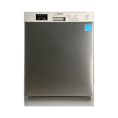 Europe 24" Dishwasher Top Control 15 pl Water 3.4g Quiet 51 dB 120V E-Star