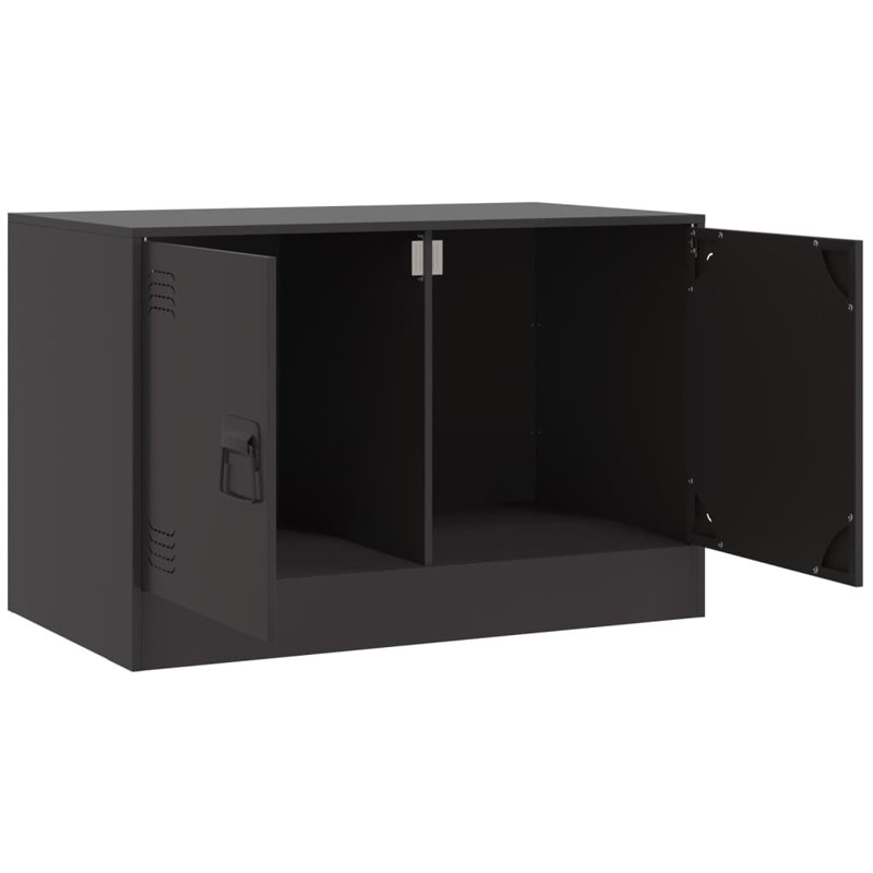 Ardussi Unfinished TV Stand for TVs up to 24", Black