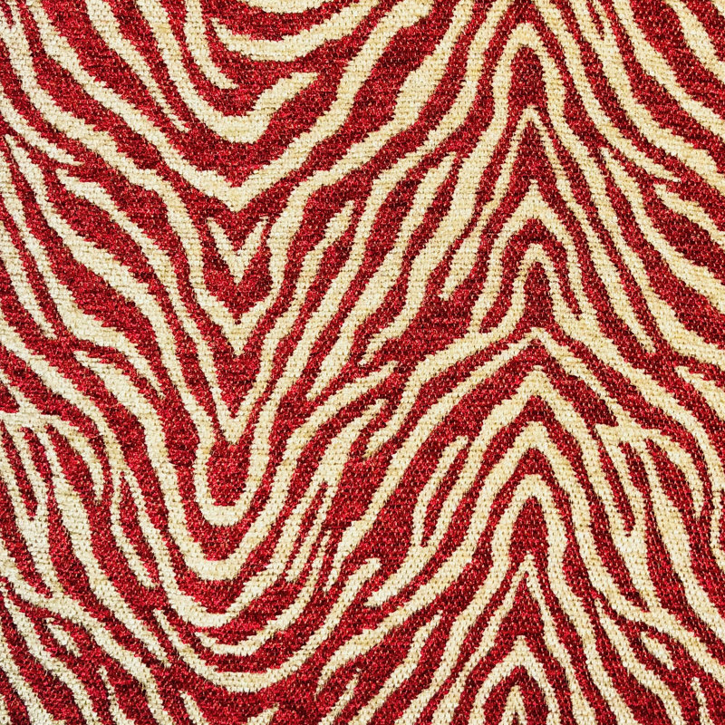 Oreiller luxueux oasis Waves, 12 po x 20 po, Rouge, Coussin lombaire
