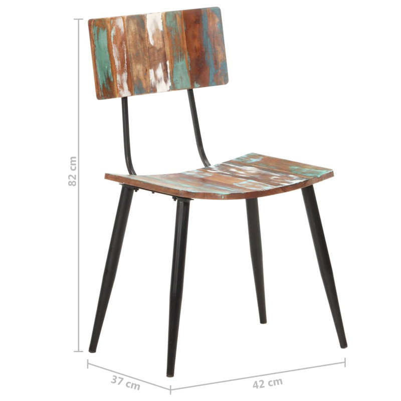 Dining Chairs Solid Reclaimed Wood