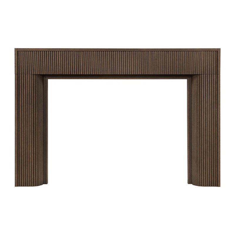Hazel Wood Fireplace Mantel Surround, 72", Umber Stain
