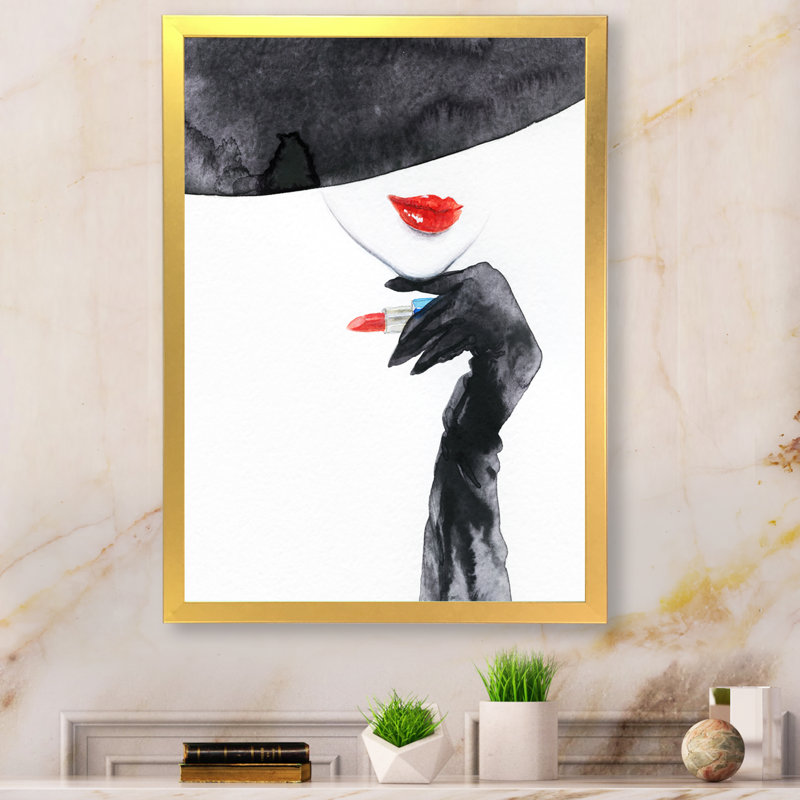 Portrait of a Stylish Mannequin IV - Art mural sur toile Glam, H 32 po x l 16 po x P 1 po