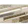 Olive Engineered Stone Linear Mosaic Tile