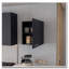 Armoire murale noire avec 1 porte-833992534
