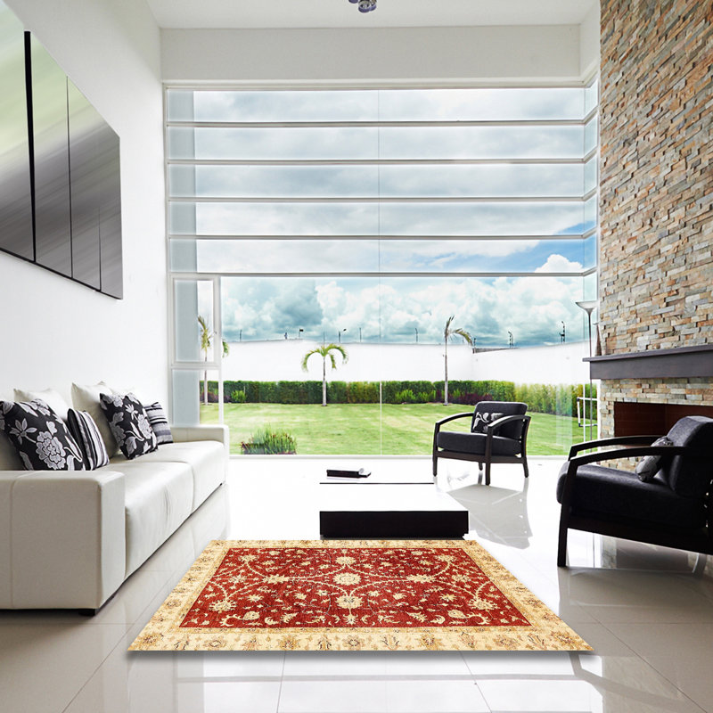 Tapis abstrait moderne 350, Carré 6 pi