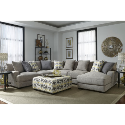 Panos Upholstered L-Shaped Sectional Left Hand Facing