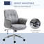 Chaise de bureau en microfibre Vinsetto