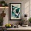 Teal Forms Geometric - Wrapped Canvas-220495771-220495754