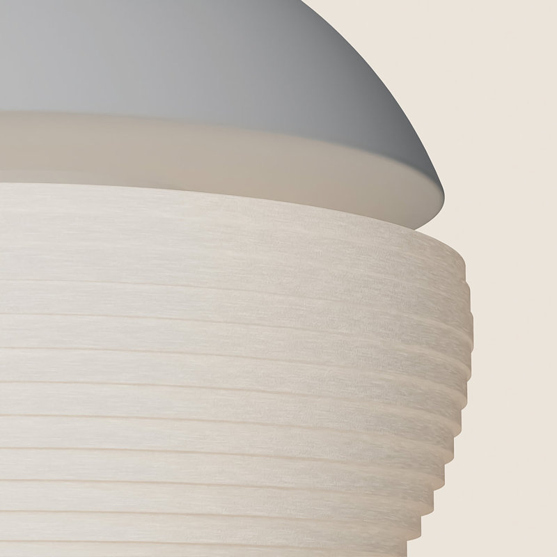 Cora Pendant Light, Mist/White