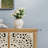 Carved Sideboard with Door and Solid Wood Legs-649563576-662281928