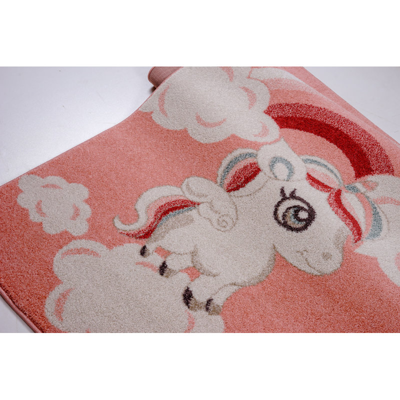 Tapis rose Aenwood, Rectangle 6 pi 7 po x 9 pi 2 po
