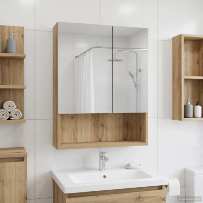 W H Wall Mounted Required Medicine Cabinet Mirror 2