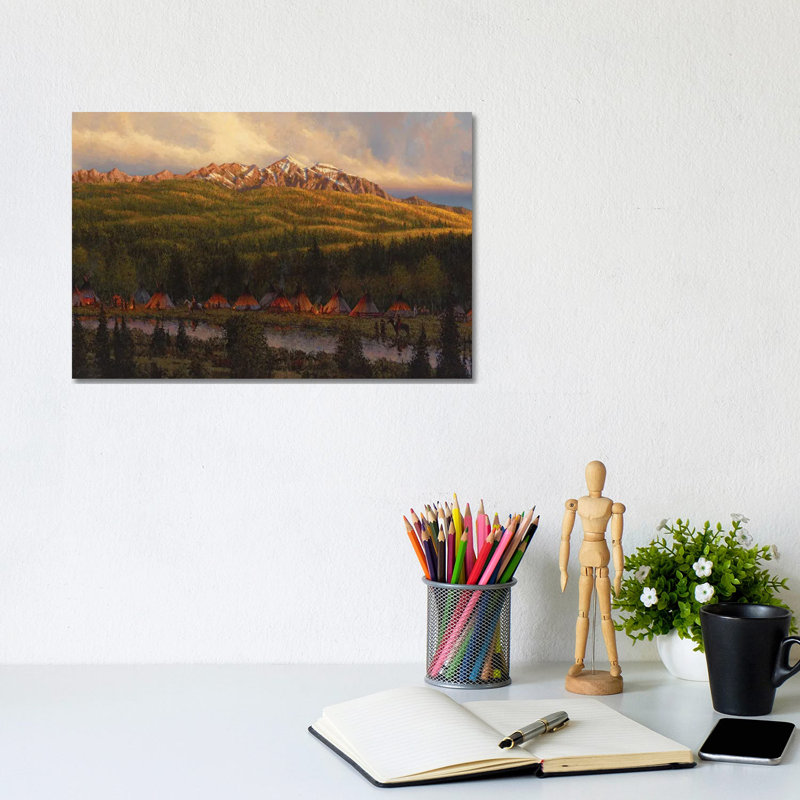 Grand Mantle by Joe Velazquez - Wrapped Canvas Print, 20.32 cm H x 30.48 cm W