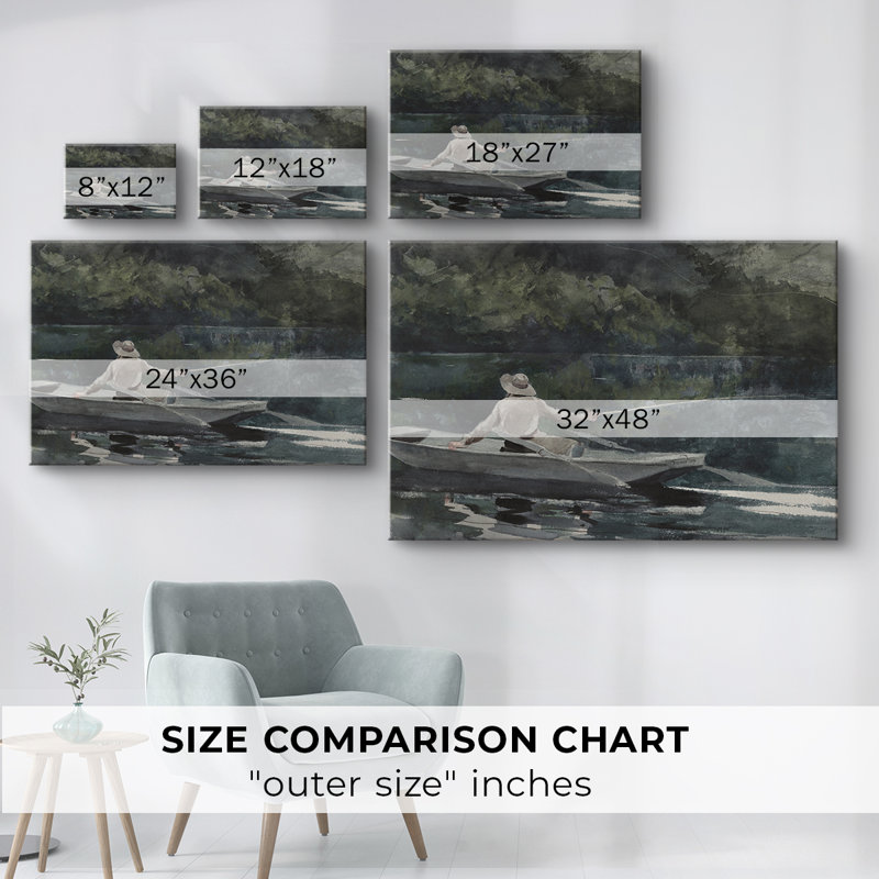 Paysages rétro-CCXCVII -Galerie enveloppée Cavas, 12 x 18